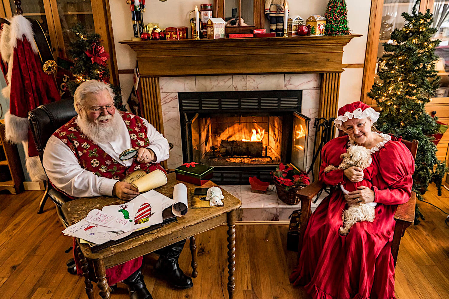 Santa and Mrs. Claus